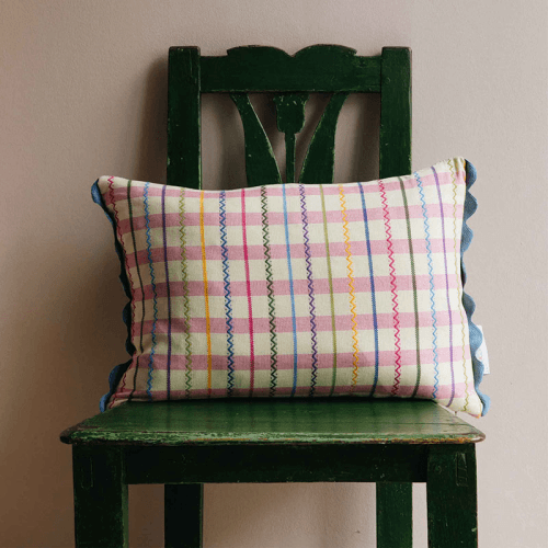 Image showing the Ginny Cushion, 35 x 50cm, Pink product.