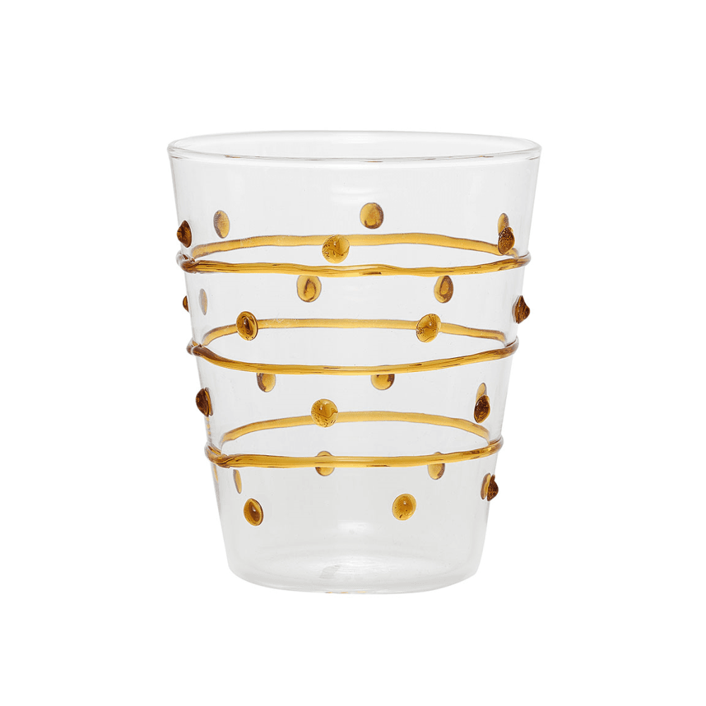 Elisa Pair of Tumblers, Dark Amber