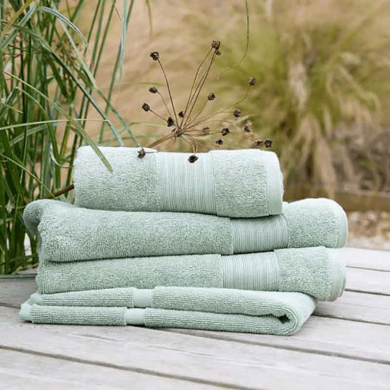 Organic Eco Twist Bath Towel, Thyme