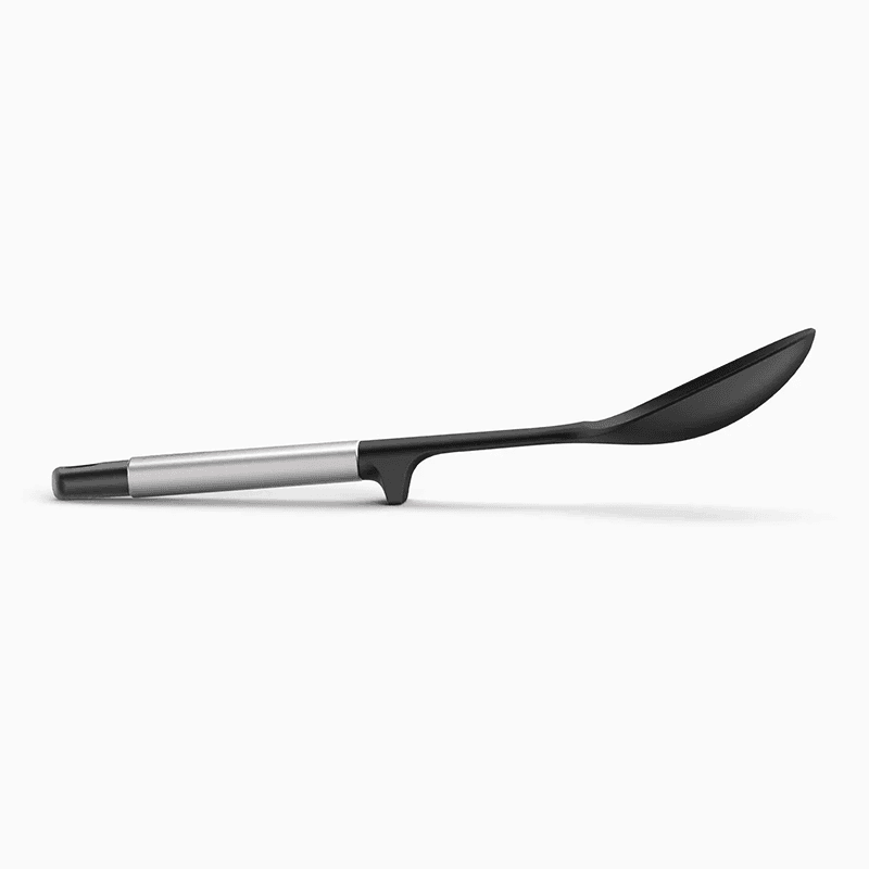 Elevate Silicone Solid Spoon, Stainless Steel