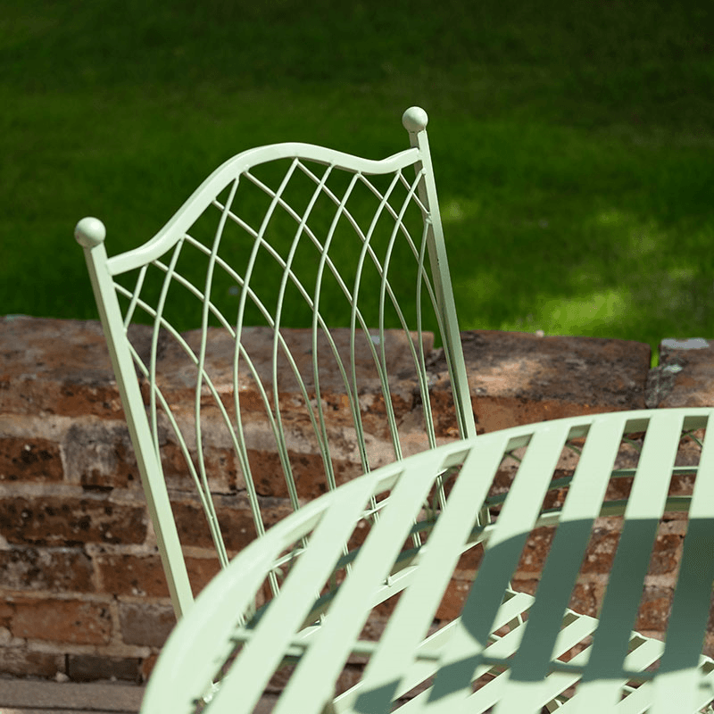 Hampton 3 Piece Bistro Set, Soft Green