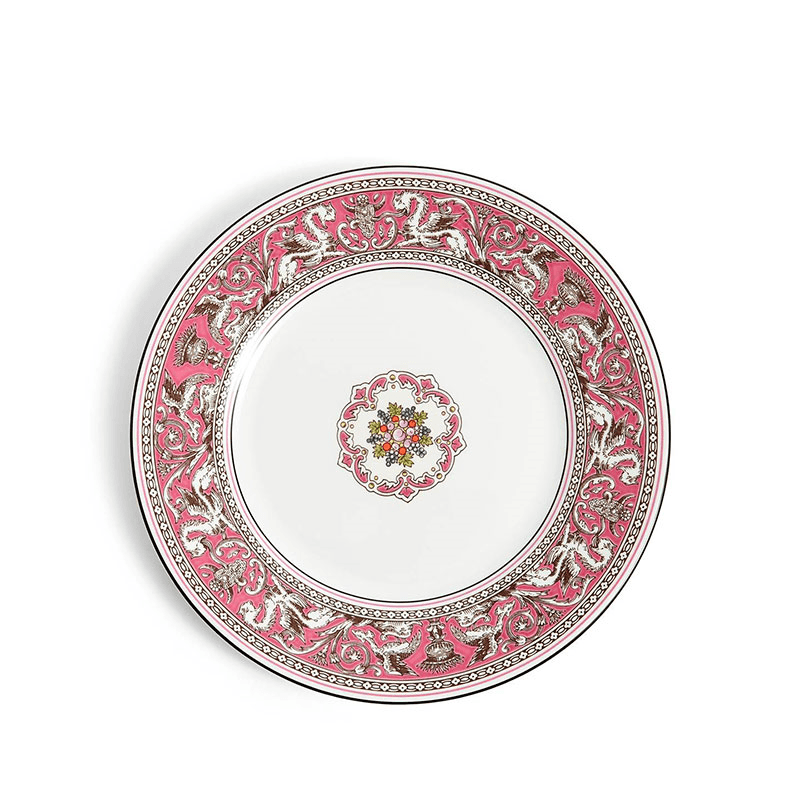 Florentine Plate, D20.6cm, Salmon