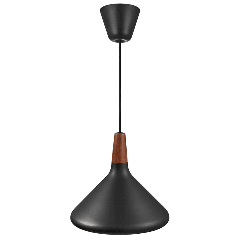 Nori Pendant, H24.5cm, Black