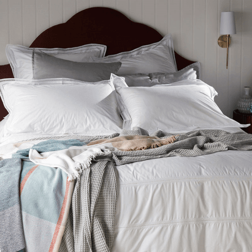 Image showing the Freya Pillowcase, Standard, White product.