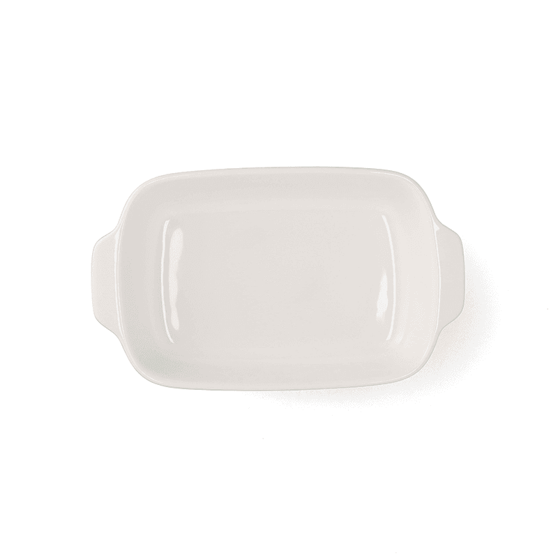 Stoneware Dish with Bamboo Lid, 26cm, Pistachio
