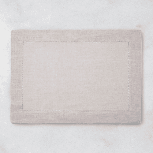 Image showing the Festival Set of 4 Placemats, W36 x L51cm, Grey product.