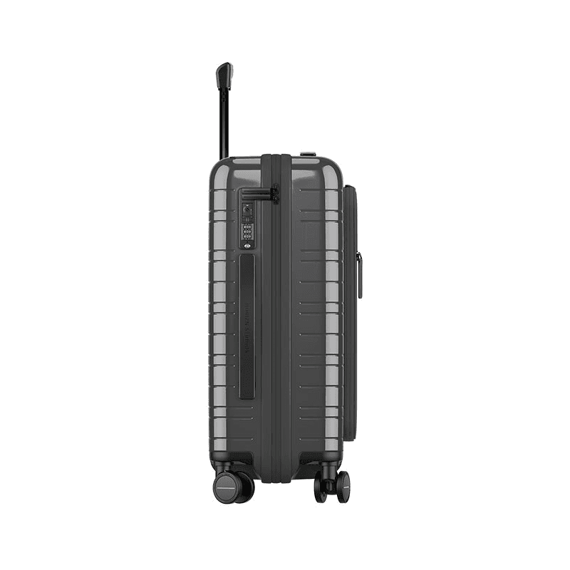 M5 Smart Cabin Suitcase, H55 x W20 x L40cm, Glossy Graphite