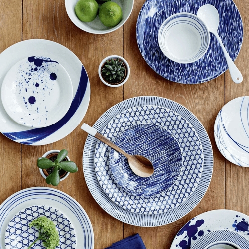 Image showing the Pacific - Dot Dinner plate, 28cm, Blue product.