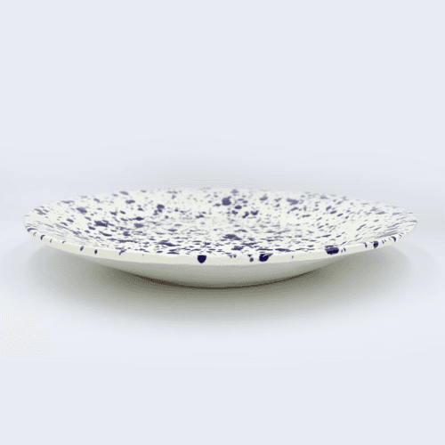 Image showing the Splatter Shallow Serving Bowl, D29cm, Blueberry product.