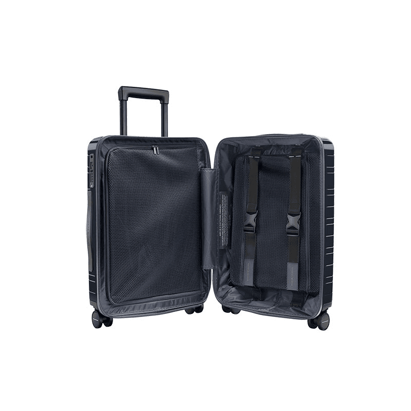 M5 Smart Cabin Suitcase, H55 x W23 x L40cm, Glossy Night Blue
