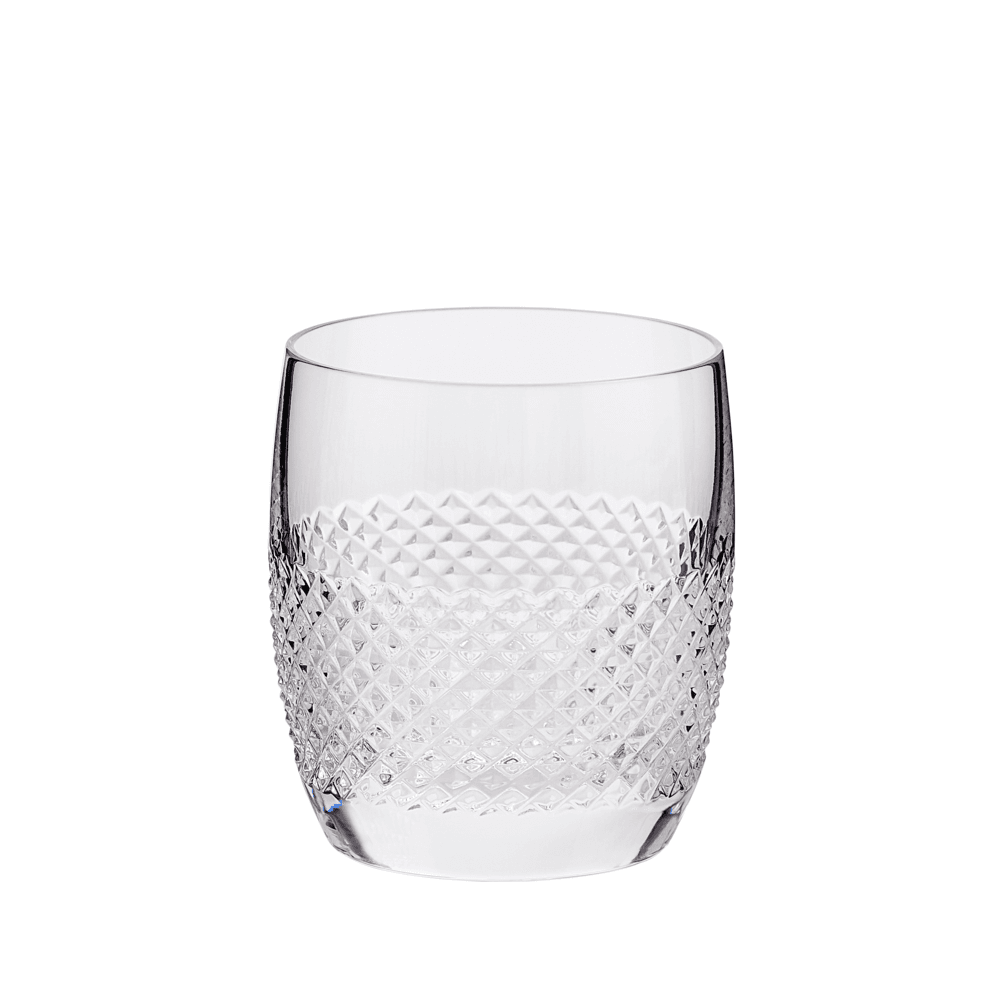 Diamond Mosaic Set of 2 Tumblers, 260ml, Clear