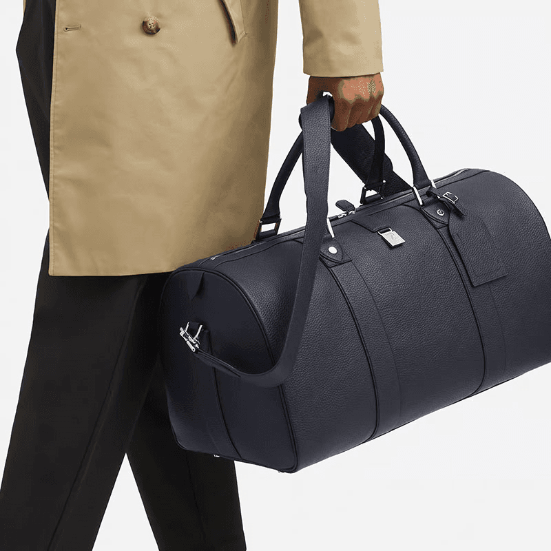 Boston Travel Bag, Navy Pebble