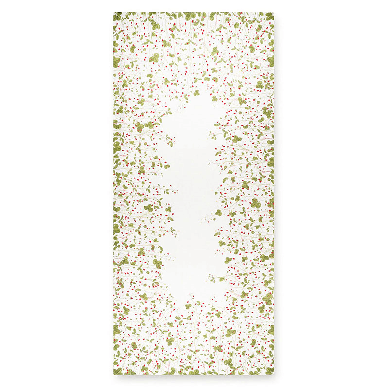 Fraise De Bois Linen Tablecloth, 165 x 300cm, Red