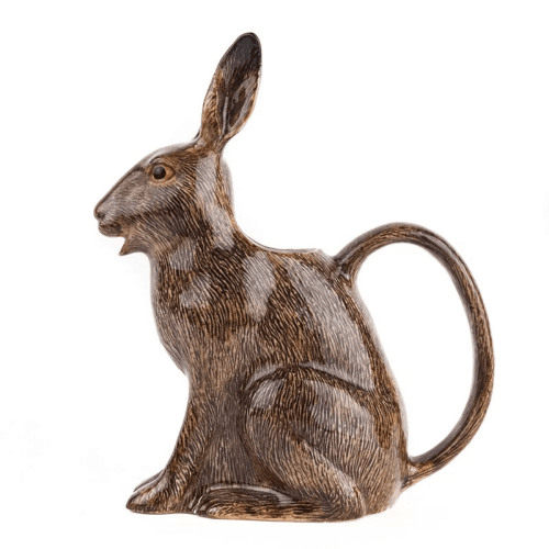 Image showing the Hare Water Jug, H17cm, Brown product.