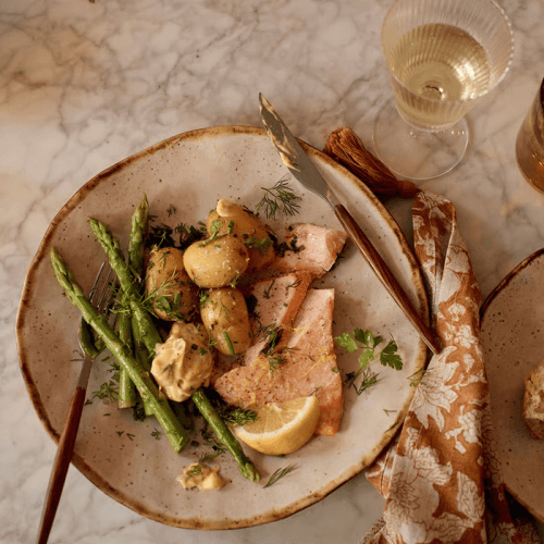 Image showing the Emden Set of 4 Dinner Plates, D28cm, Cream product.