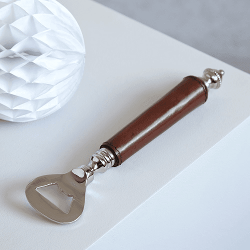 Image showing the Bottle Opener, Tan Leather product.