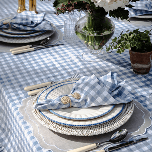Image showing the Rattan Charger Plate, D32cm, White product.