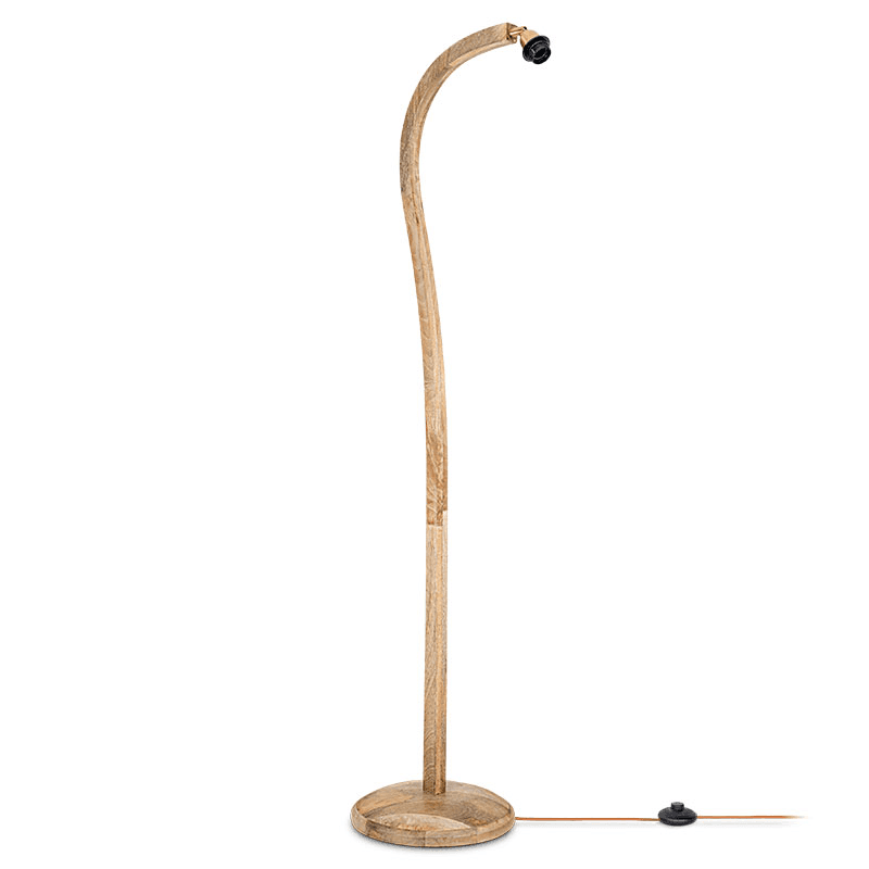 Namira Floor Lamp, H153cm, Mango Wood