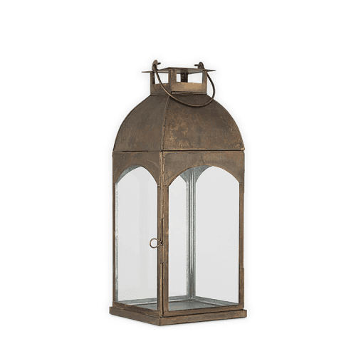 Image showing the Nivas Lantern, H41cm, Antique Brass product.