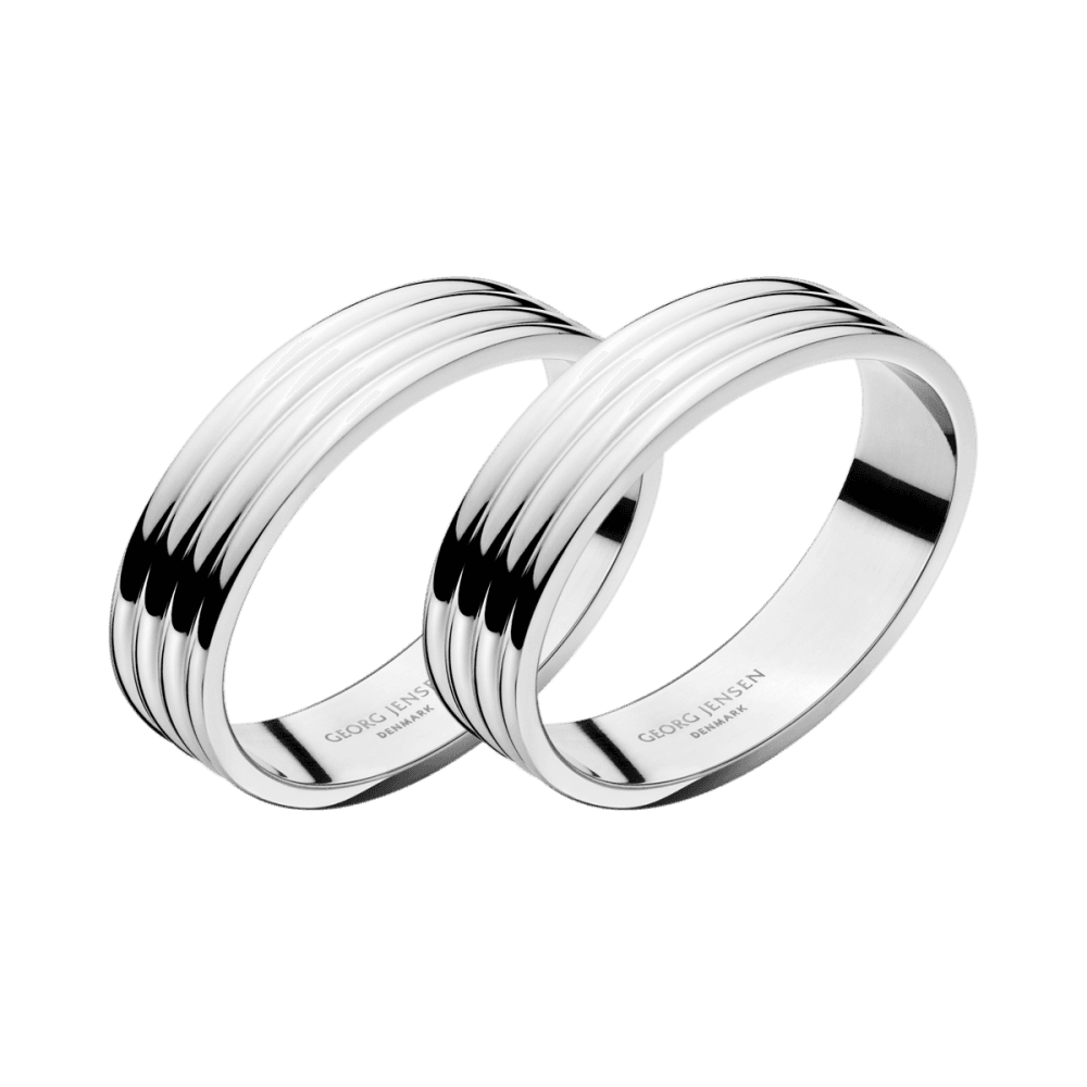 Bernadotte Pair of napkin rings, D4cm, Stainless Steel
