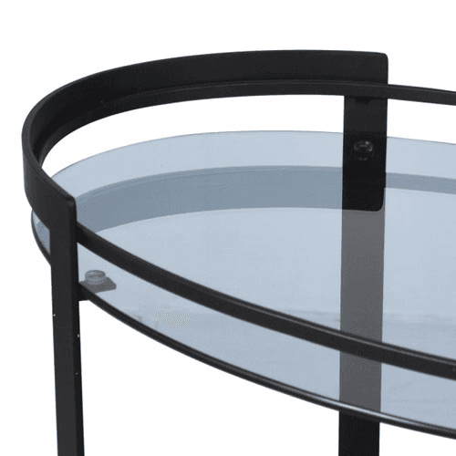 Drinks Trolley, Smoked Mirror, 800cm