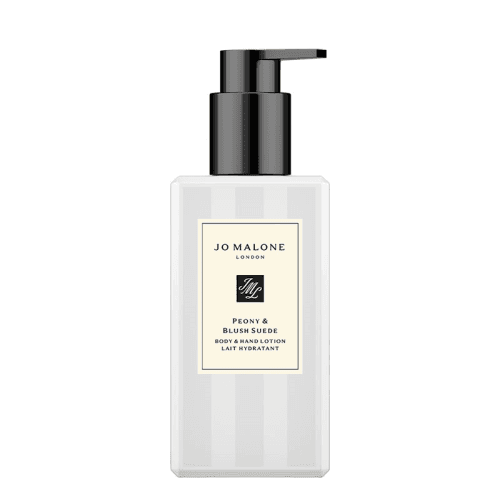 Image showing the Peony & Blush Suede Bath & Body Trio, Clear product.
