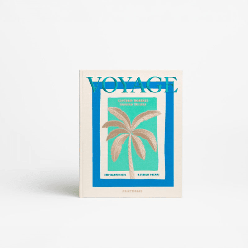 Image showing the Voyage Embroidered Photo Album, Beige Multi product.