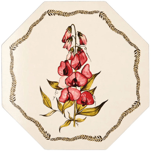 Image showing the Bell Hutley Table Mat, 28 x 28cm, Foxglove product.