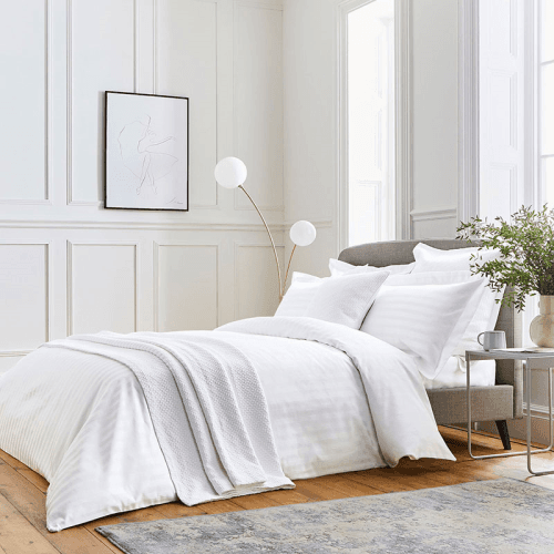 Image showing the Adan Duvet Cover, Double, White product.