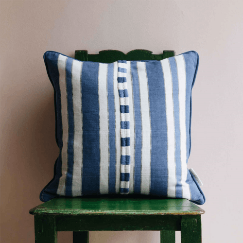 Image showing the Raya Cushion, 50 x 50cm, Blue product.
