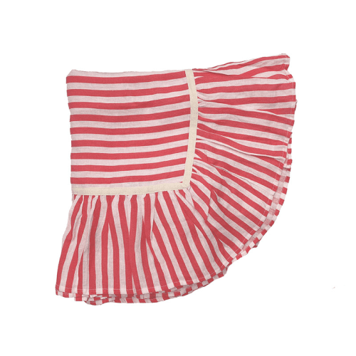 Image showing the Candy Stripe Table cloth, 240cm x 150cm, Cherry Red product.