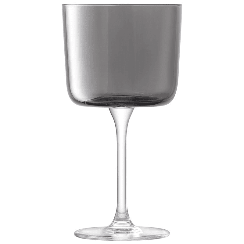Lunar Set of 2 Wine Glasses, 250ml, Lunar Grey