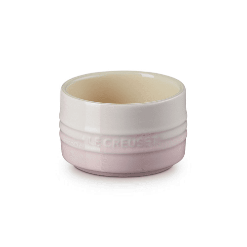 Image showing the Stoneware Stackable ramekin, 8cm - 200ml, Shell Pink product.