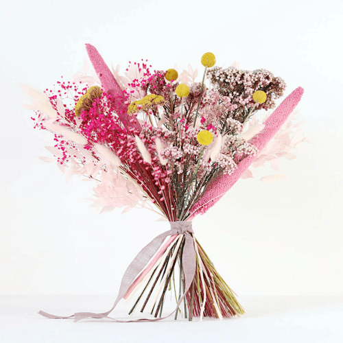 Image showing the Hand-Tied Large Bouquet, Pink, Bonbon product.
