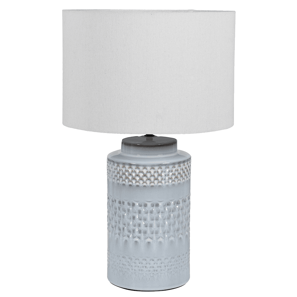 Ceramic Table Lamp, H60cm, Blue