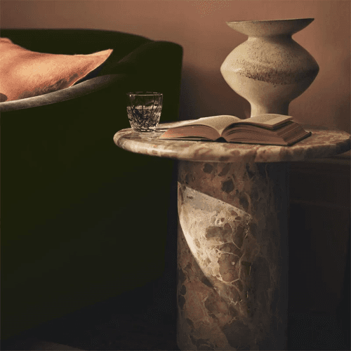 Image showing the Floren Side Table, H50cm x Diameter 40cm, Capri product.