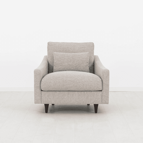 Image showing the Model 07 Linen Armchair, Pumice product.