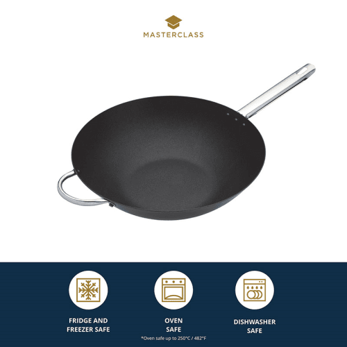 Image showing the Professional heavy duty non-stick wok, 35.5cm / 14" product.