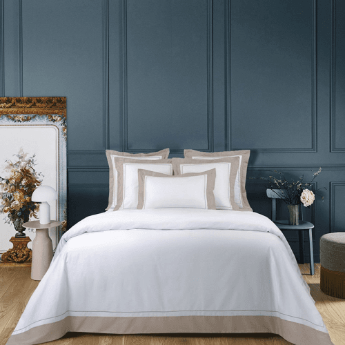 Image showing the Lutece - 300 Thread Count Egyptian Cotton Sateen King pillowcase, 50 x 90cm, Pierre product.