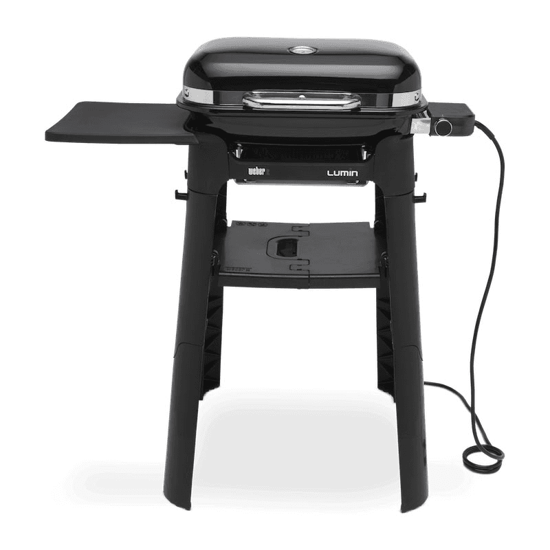 Lumin Compact BBQ with Stand, H91cm, Black
