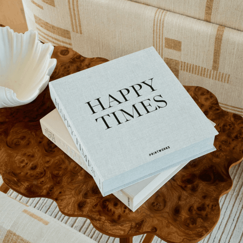 Image showing the Happy Times Photo Album, Grey product.