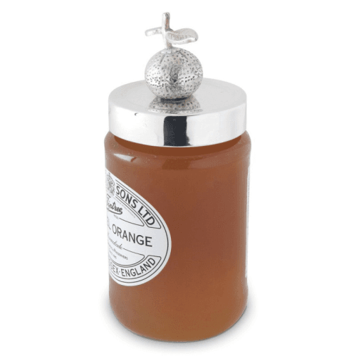 Image showing the Orange Jam jar lid, silver plate product.