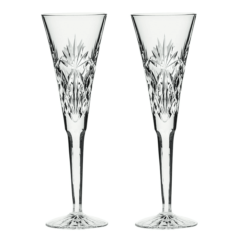 Kintyre Pair of champagne flutes, H24.5cm