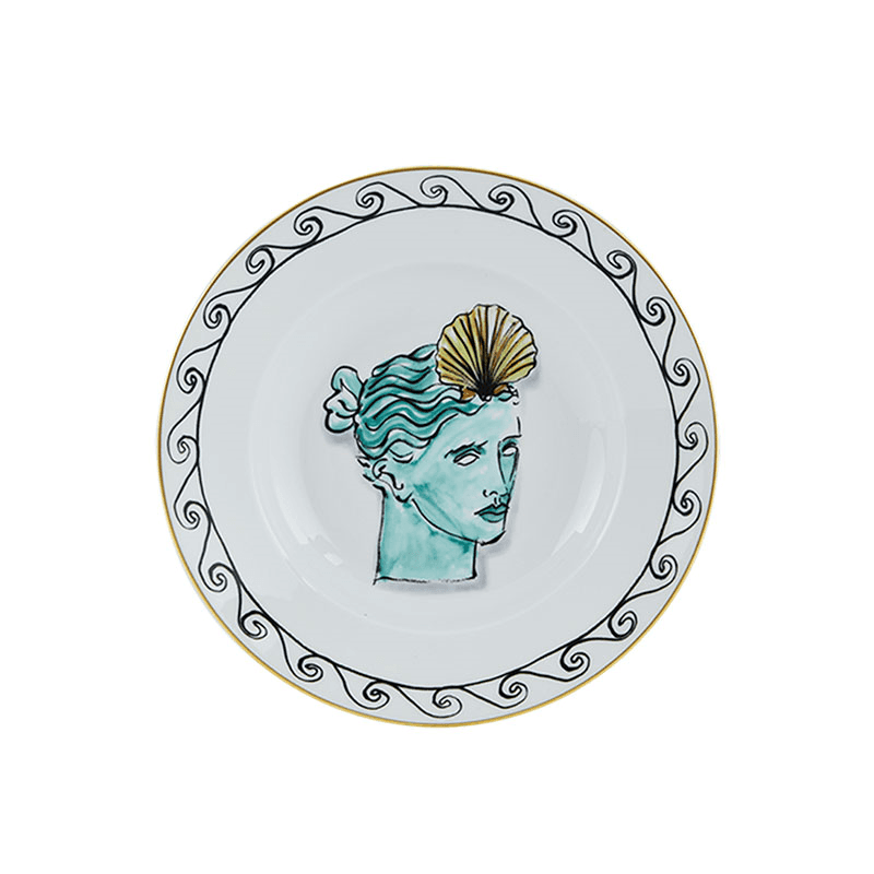 Il Viaggio Di Nettuno Soup Bowl, D24.5cm, White