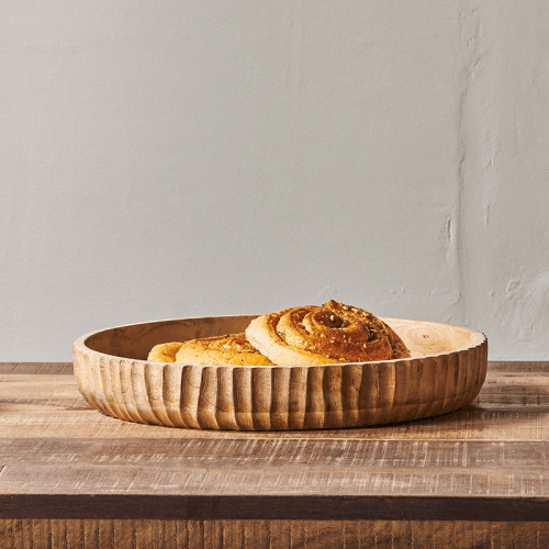 Image showing the Gavivi Mango Wood Bowl, D35cm, Natural product.
