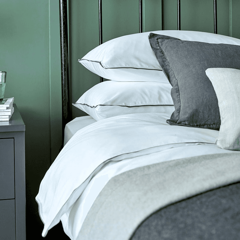 Albertine Super King Duvet Cover, Grey Oak