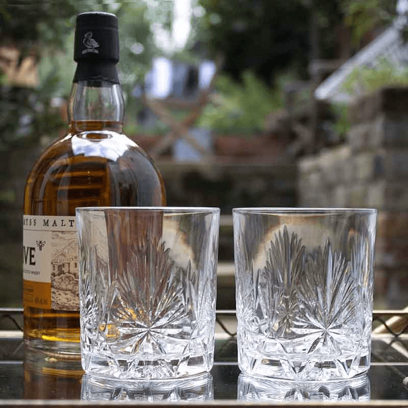 Edinburgh Star Set of 2 Large Tumblers, 330ml, Clear