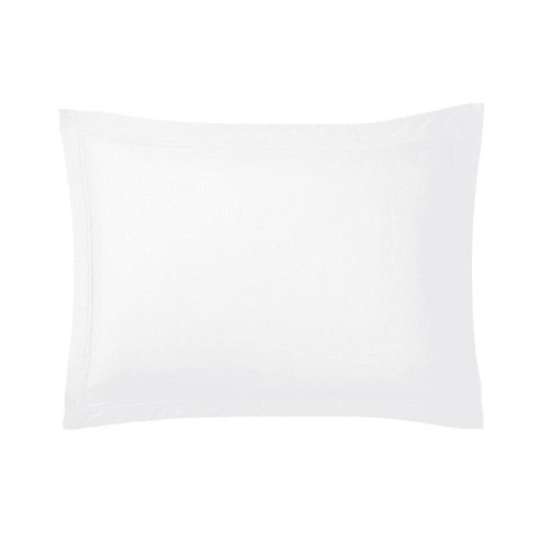 Image showing the Triomphe - 300 Thread Count Cotton Sateen Standard Pillowcase, 50 x 75cm, Blanc product.