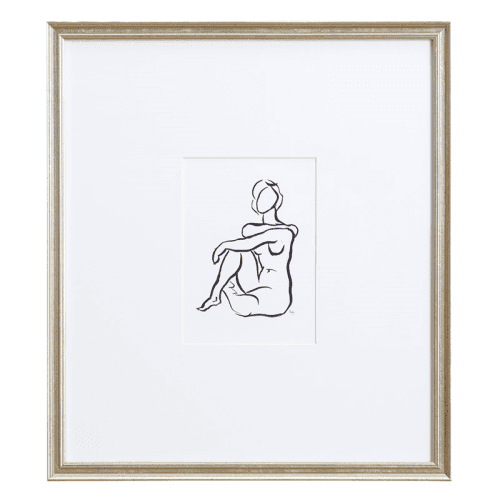 Image showing the Sketch Seated III Print product.