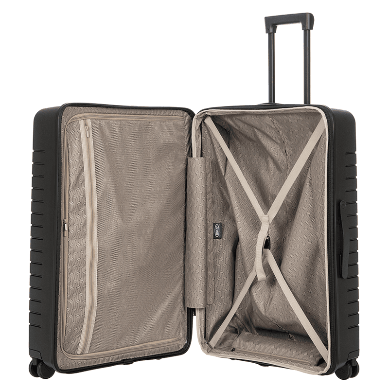 Ulisse Expandable Suitcase, H79 x W31 x L53cm, Black